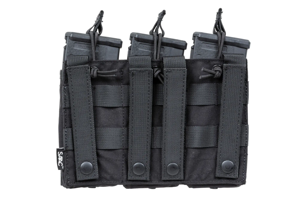 Driedubbele open lader voor M4/M16-magazijnen Specna Arms Tactical Zwart