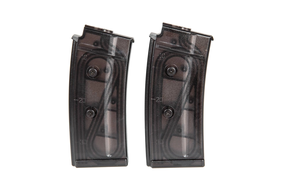 Zestaw 2 magazynków Mid-Cap 100 kulek do replik SIG552