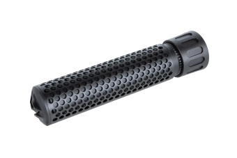 QDC 5KU replica sound suppressor kit with QD replica flame suppressor Black