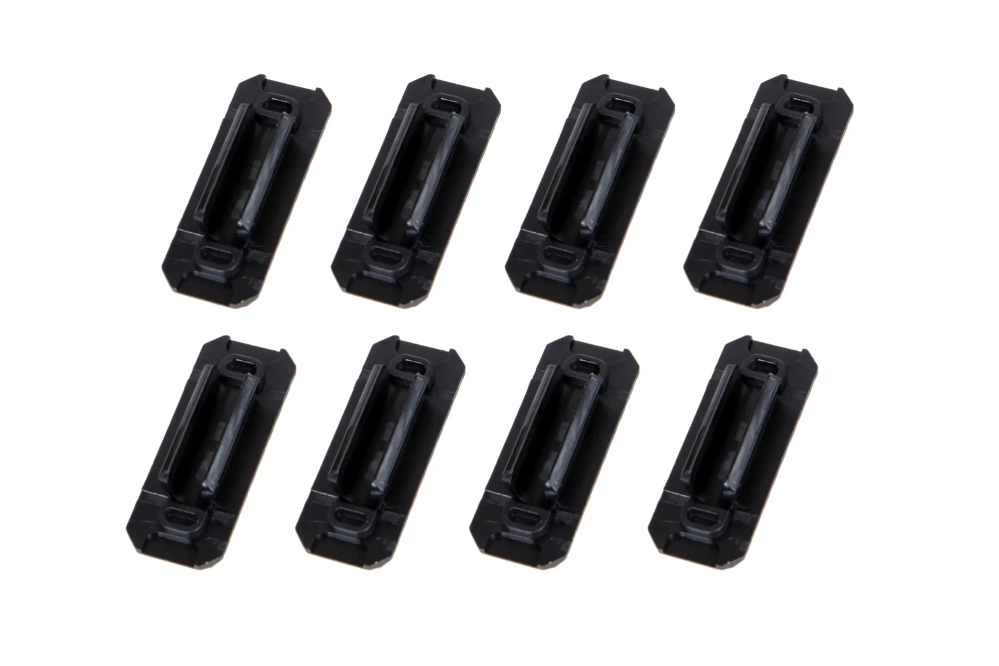 Jeu de caches pour rails M-LOK type 1 Noir