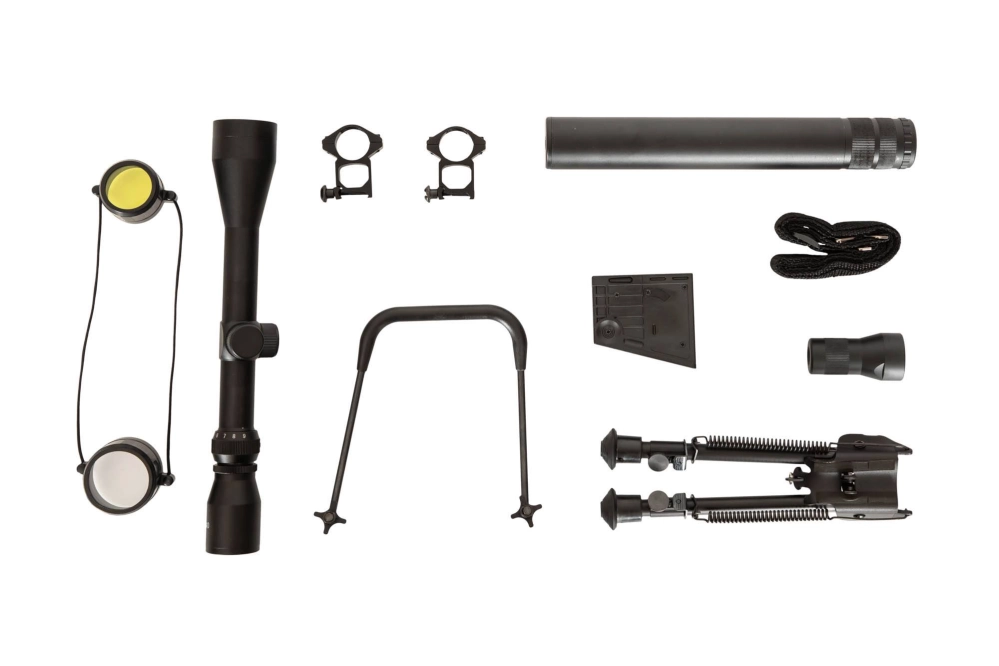 Fusil de airsoft rifle de francotirador SV-98 CORE™ con visor, bípode y silenciador - verde ruso