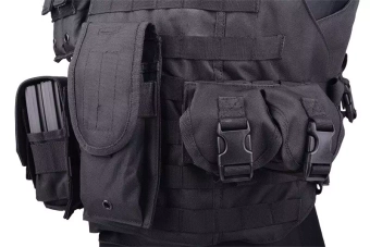 Gilet tactique de type IBA- noir  