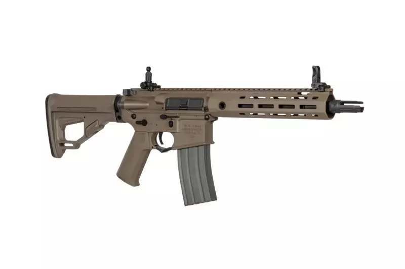 Réplica fusil Helios KAC SR-16E Mod2 CQB M-LOK - Dark Earth