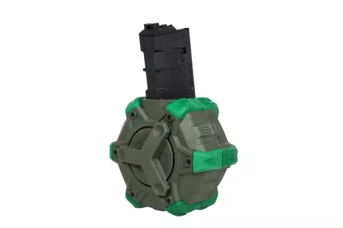 green gas drummag for M4/16 replicas - Olive
