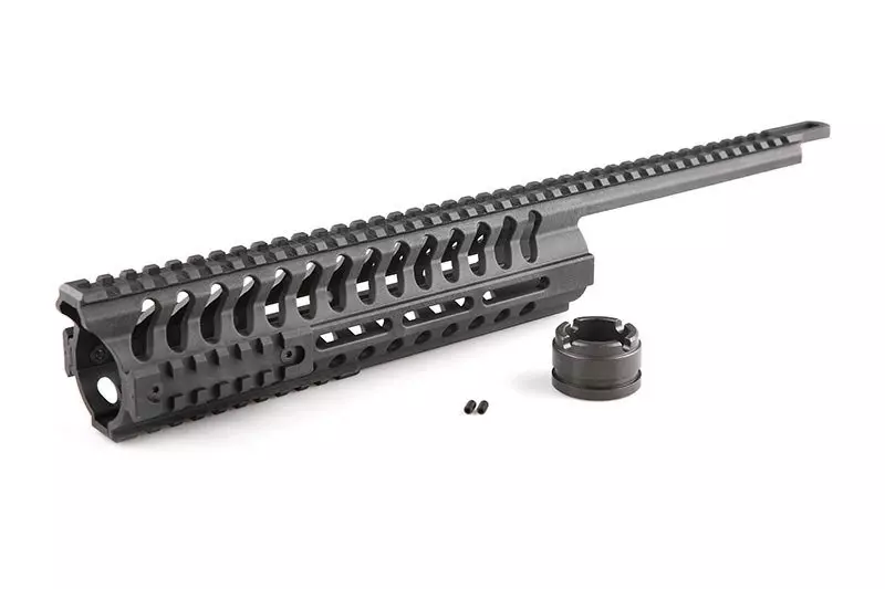 Frontal RIS 9 pour répliques type M4/M16 - noir"