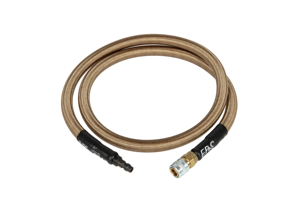 HPA S&F Mk.III opletená hadice 100 cm - Coyote Brown