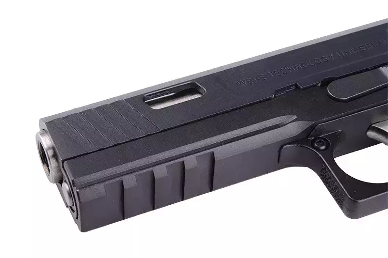 Pistola de airsoft Hi-capun Allosaurus de 4,3 fuerzas - negro