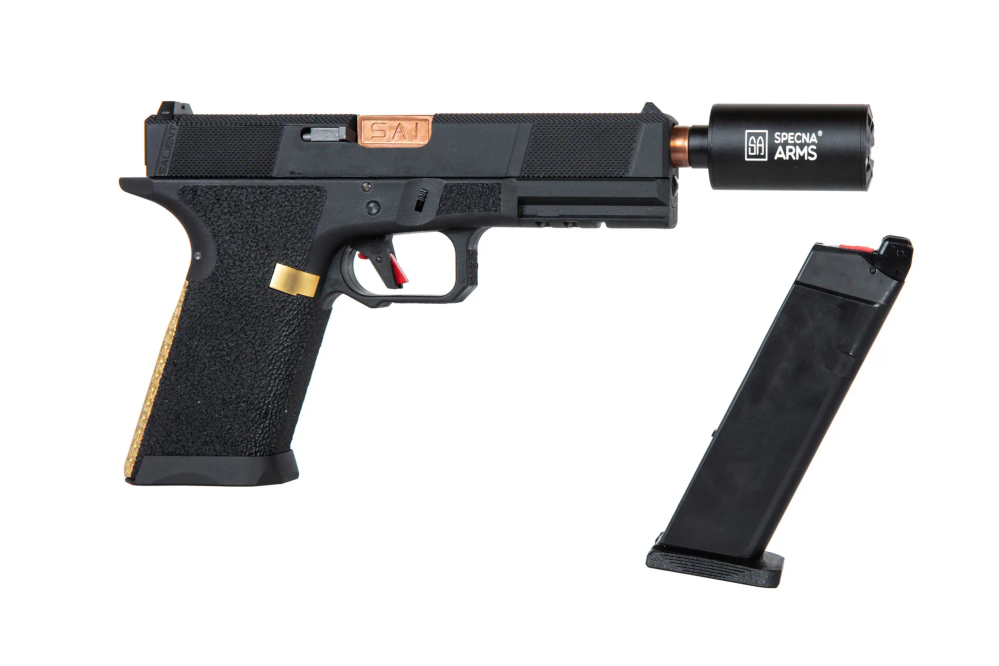 Airsoft pistole SAI BLU (Green gas) - Specna Arms DELUXE Edition