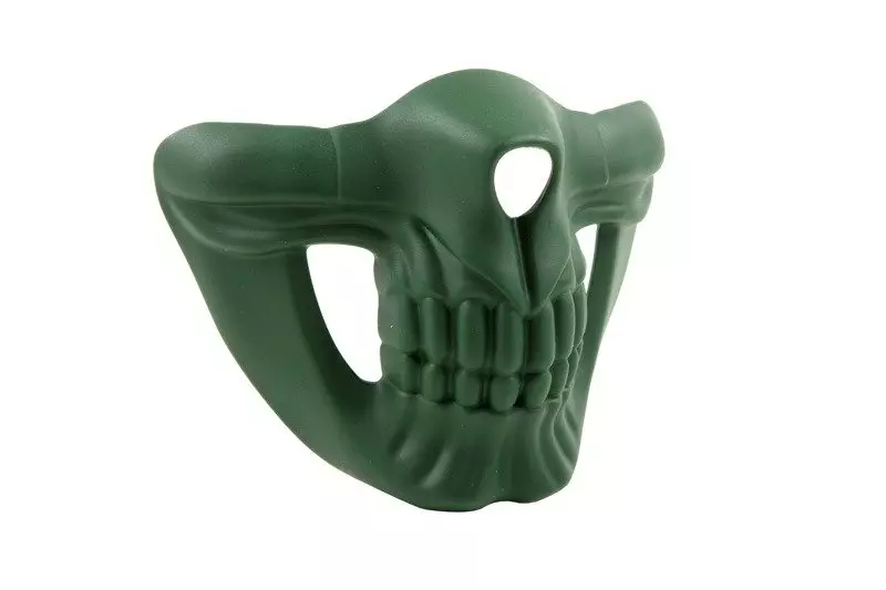 Masque crâne - vert olive