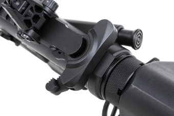 Specna Arms Daniel Defense® MK18 SA-P19 Prime™ Aster II ETU airsoft Carbine with Single Fire Only Brushless Motor Black