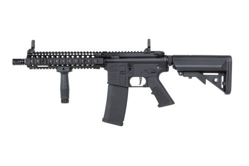 Specna Arms Daniel Defense® MK18 SA-P19 Prime™ Aster II ETU airsoft Carbine avec moteur sans balai à tir unique Noir