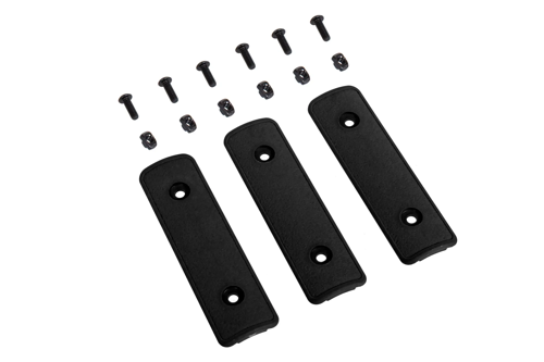 Panneaux de protection pour rails KeyMod et M-LOK Noir