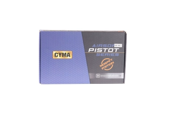 Elektrisch pistool replica CM128S MOSFET Editie - zwart (OUTLET)