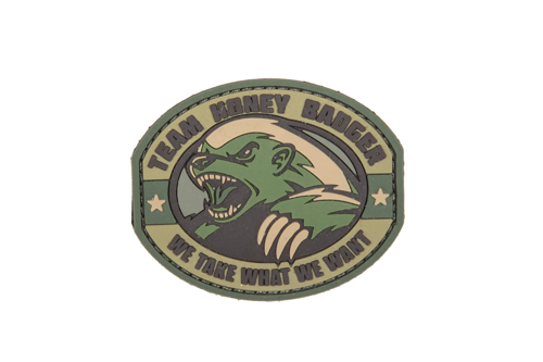 Écusson 3D Honey Badger - Multicam