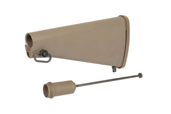 Nastavitelná pažba na zbraní SR-25 (typ B) - Dark Earth