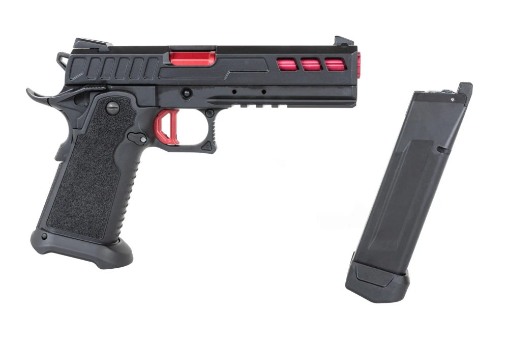 ASG ICS Hi-Capa ACME Groen Gas Pistool