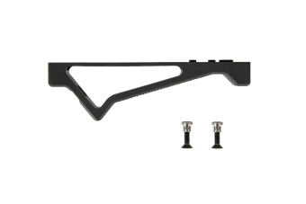 Aluminum KeyMod Angled Forward Grip - Black