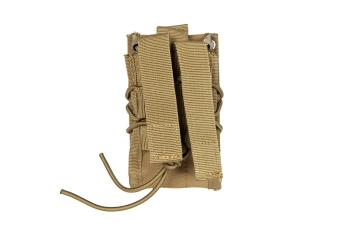 Double shingle-type magazine pouch - tan