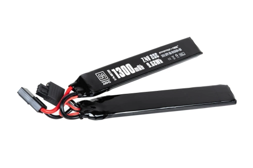 Akumulator Li-Po Specna Arms x Gens Ace 1300 mAh 25C 2-modułowy 7.4V Tamiya mini G-Tech