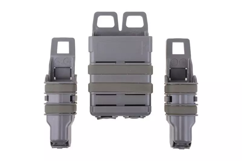 Sada pouzder FAST pro zásobníky 5,56 a 9 mm - zelená barva