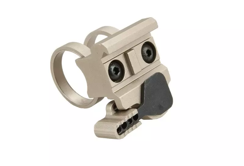 Montaż na latarke QD na szynę RIS - piaskowy