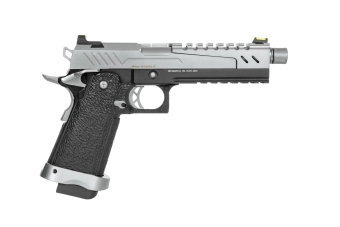 Hi-Capa 5.1 Split Side Pistol Replica - Black / Chrome