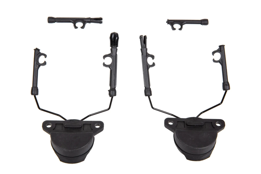 Comtac hoofdtelefoonadapter voor Team Wendy-rails (Type 2) - Zwart