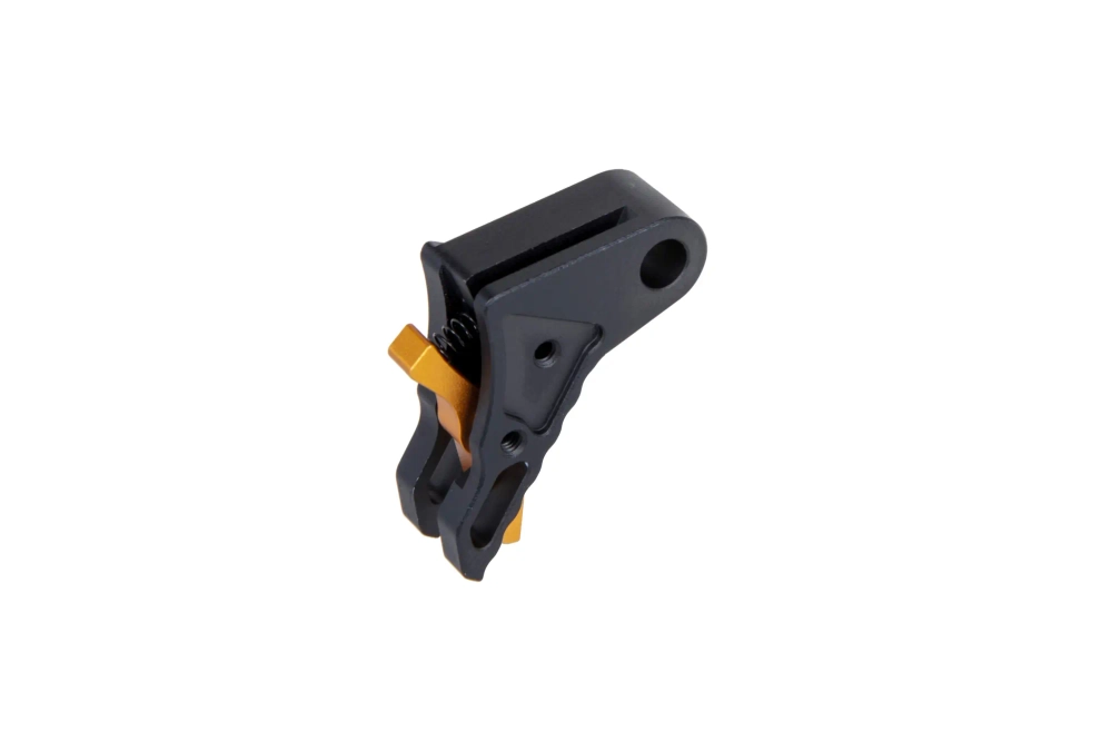 Gâchette en aluminium CNC style EX pour répliquess TM,WE G17/19/34 - Noir/Or