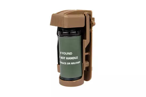 Atrapa granatu Flashbang z ładownicą - Tan