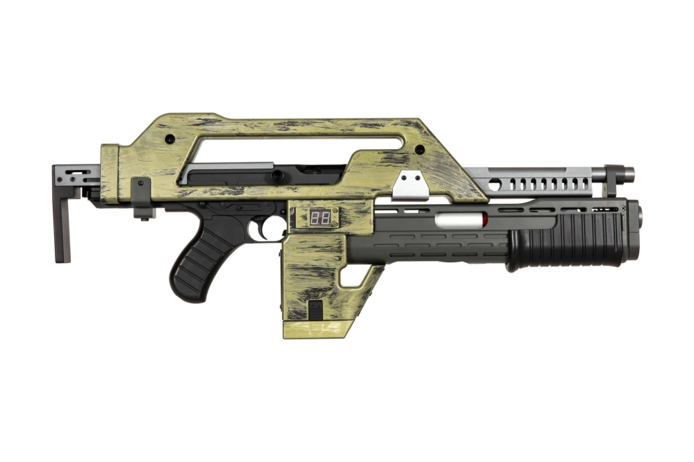 Réplique de fusil d’assaut M41A Pulse Rifle – Noir/Olive 