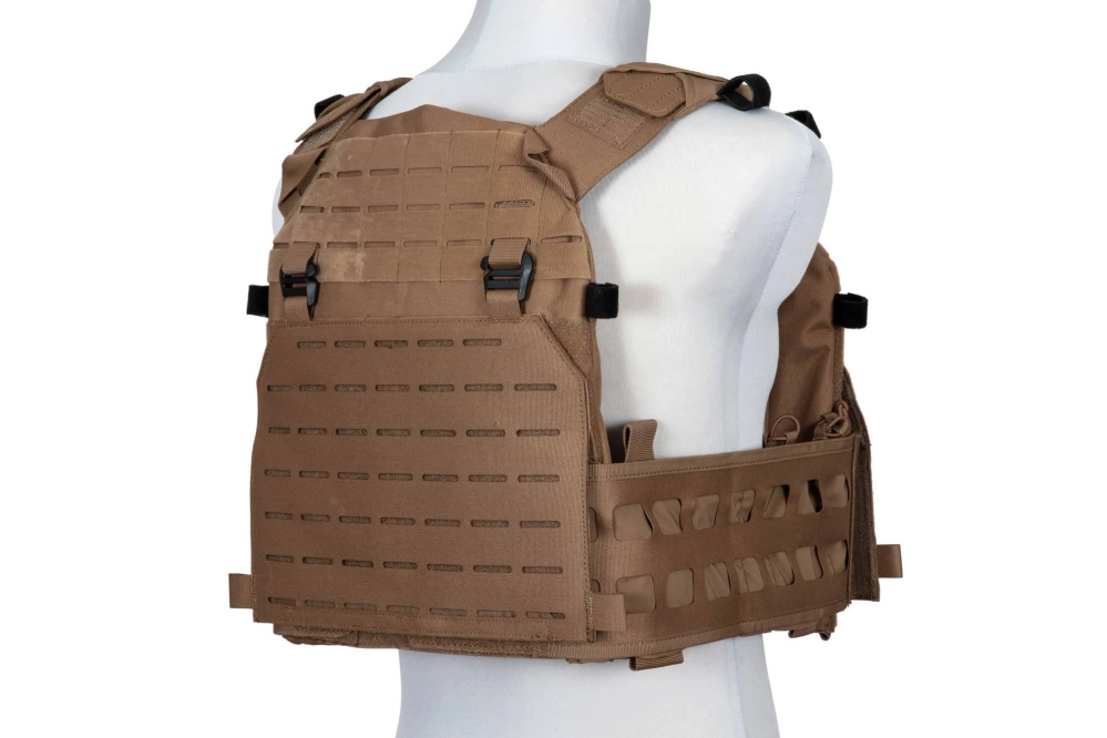 Taktická vesta Advanced Laser-Cut - hnědá
