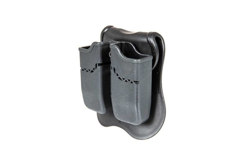 Funda doble para cargadores pistola owe P226 - negro