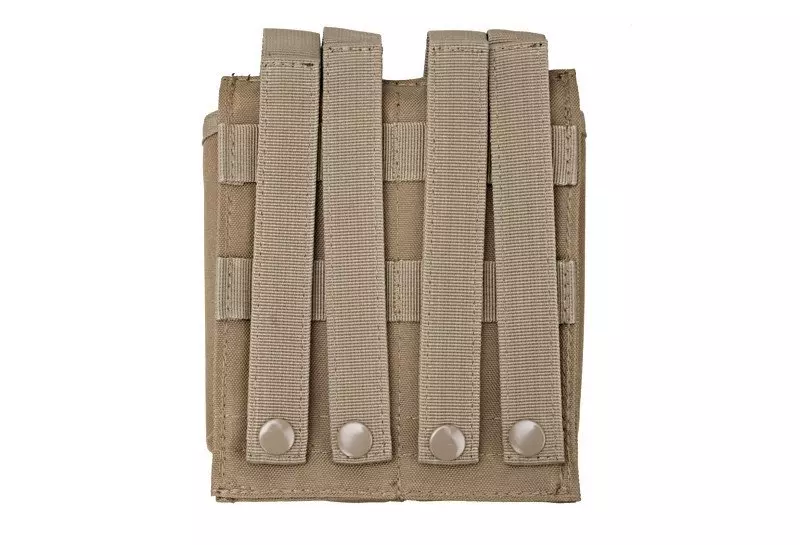 Pochette double pour chargeurs type AK - tan