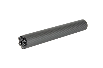 Silenciador de carbono 24mm CW para réplicas SRS