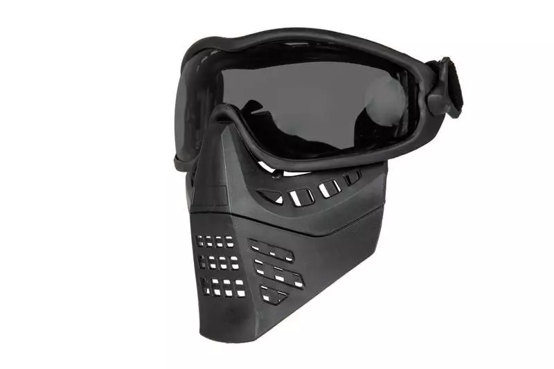 Masque avec lunettes de protection ANT - noir