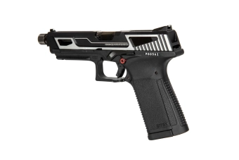 Airsoft pistole GTP9-MS - stříbrná