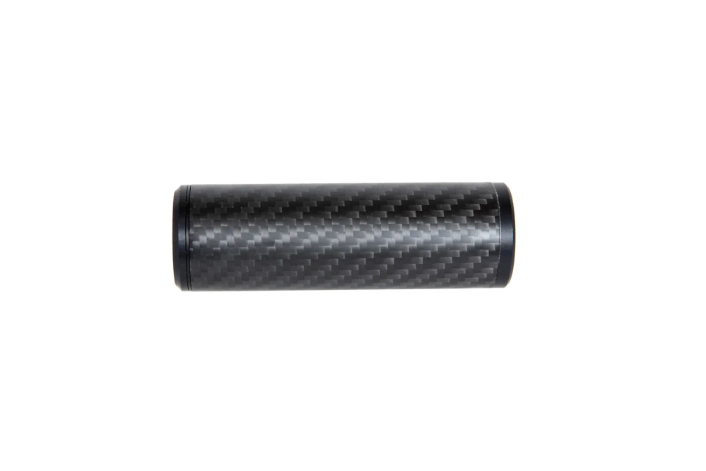Karbonowy tłumik dźwięku 30x100mm - Czarny 