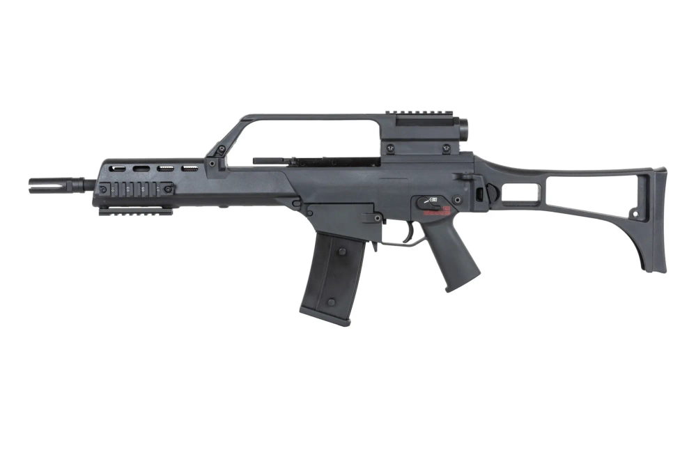 SRC DUAL POWER SR36K COB-304 Carabina airsoft con visor Negro