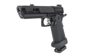 Pistola airsoft SRC Dark Viper DUAL POWER con cargador de CO2 Negra