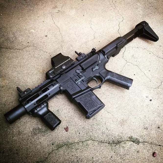 Replika subkarabinka AM-015 - czarna