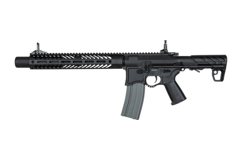 Seekins Precision 12" airsoftová zbraň karabiny SBR8 s tlumičem - černá