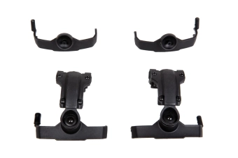 Adaptador de auriculares Comtac para raíles MTEK (tipo AMP) - Negro