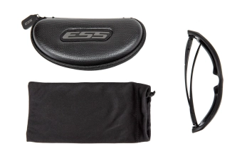 Lunettes balistiques Credence Cadre Noir Polarisé Gris Miroir