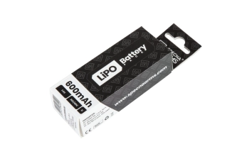 Batería LiPo 7,4V 600mAh 20/40C para PDW - T-Connect (Deans) 