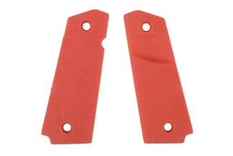 Pik style Colt 1911 type grip cover - Red