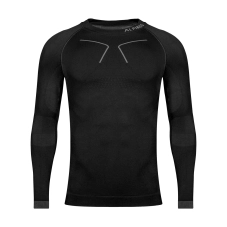 Heren Alpinus Tactical Base Layer thermisch sweatshirt Zwart Grijs