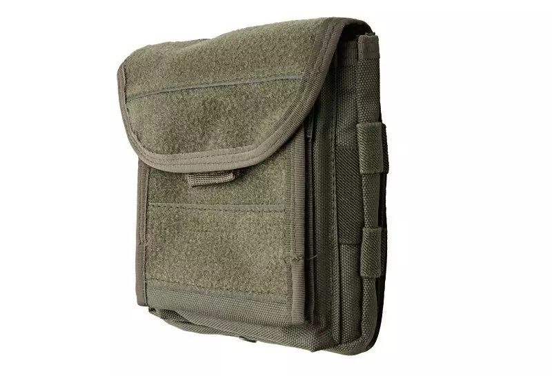 Pouch multiusos con portamapas - verde oliva