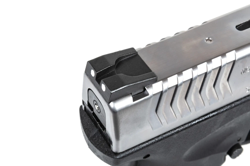 Cybergun x Springfield XDM 3.8" Compact ASG pistool Zwart en zilver