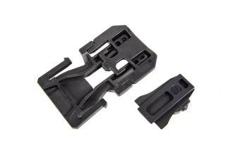 Montura RIS a réplicas para equipos MOLLE - negro