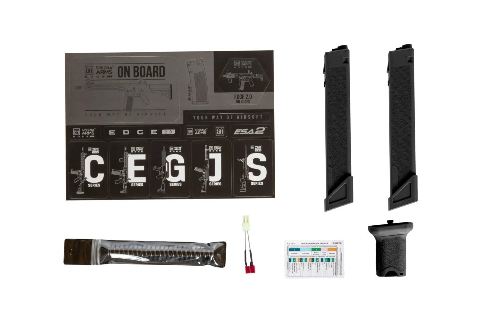 #Advanced Pack z repliką pistoletu maszynowego SA-X01 EDGE 2.0 GATE ASTER - Czarny